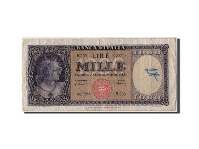 Banknot, Włochy, 1000 Lire, 1948, 1948-02-10, VF(3
