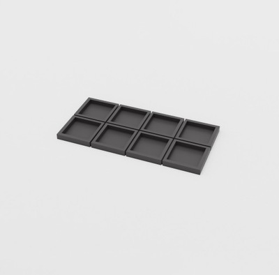 Tray 2x4 - Adapter - ToW - Minifaktura - Infantry - 20x20mm to 25x25mm