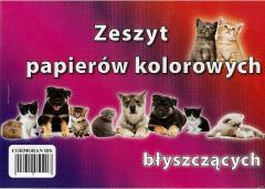 Zeszyt papierów kolorowych A5 błyszczących Cormoran 201072