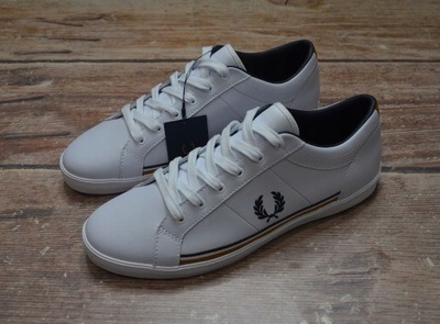 FRED PERRY BASELINE ORYGINALNE SKÓRZANE BUTY PREMIUM NOWE 44