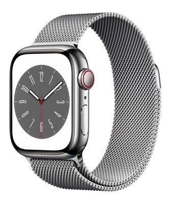 APPLE Watch Series 8 GPS + Cellular 41 mm Silver