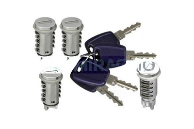 Miraglio комплект замки задняя fiat doblo i 03.01-01.10 фото №1