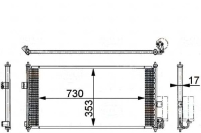 Конденсатор behr hella 92110bu000 072011n 072017n kd фото №1