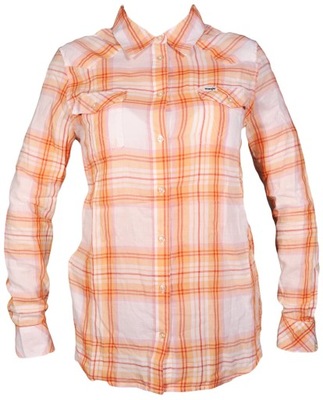 WRANGLER koszula peach WESTERN CHECK SHIRT S