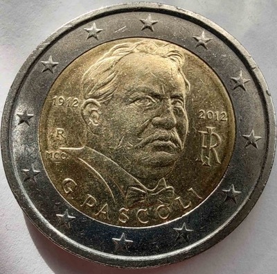 1908 - Włochy 2 euro, 2012
