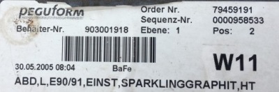 Bmw оригінальний номер 7130874 молдинг поріг e92 фото №1