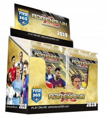 Panini FIFA 365 2019 Box 50 Saszetki 300 Karty