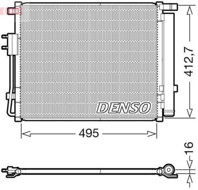 DENSO DCN41012 SKRAPLACZ, KONDICIONAVIMAS 