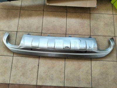 Volvo xc70 2014- спойлер накладка бампера заднего фото №1