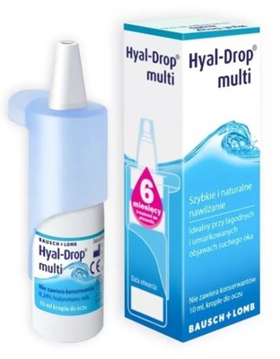 Hyal-drop multi krople do oczu 10ml nawilżające