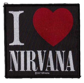 Nirvana - I Love Nirvana naszywka ORYGINAŁ