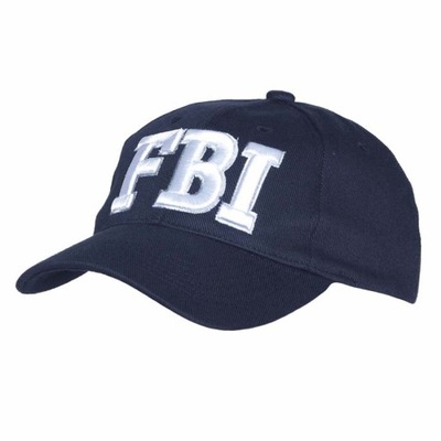 CZAPKA Z DASZKIEM BASEBALL CAP FBI granatowy