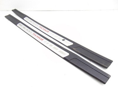 Молдинг накладки порогові комплект skoda octavia ii scout 06- фото №1