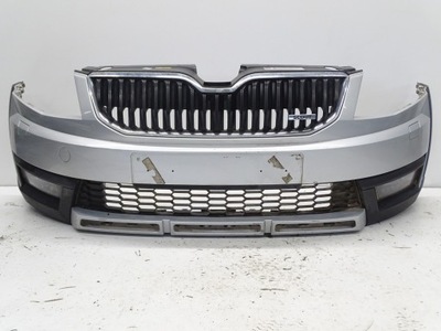 Бампер перед передний skoda octavia iii scout 13- la7w фото №1