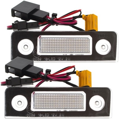 SKODA OCTAVIA II 2 ROOMSTER LUCES DIODO LUMINOSO LED TABLAS  