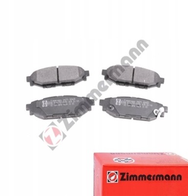 ZAPATAS DE FRENADO PARTE TRASERA ZIMMERMANN DO SUBARU BRZ 2.0  