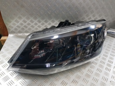 Фара левая l перед передняя skoda fabia обычная led фото №1