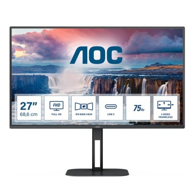 AOC 27V5CE - monitor 27 cali FHD, głośniki (1920x