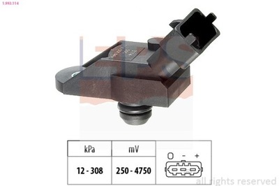 SENSOR DE PRESIÓN AIRE OPEL 1-993-114  