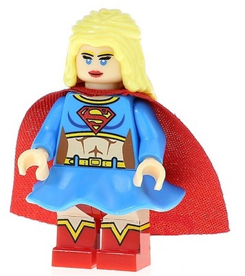 Klocki figurka Super Bohater Super Girl