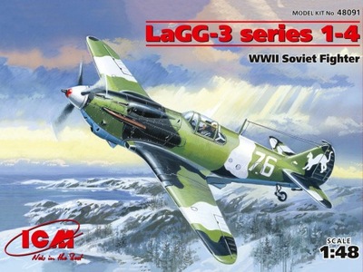 LaGG-3 series 1-4 1:48 ICM 48091