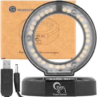 OŚWIETLENIE MIKROSKOPU PODŚWIETLENIE SNAP-ON REGULACJA JASNOŚCI KAISI RL1