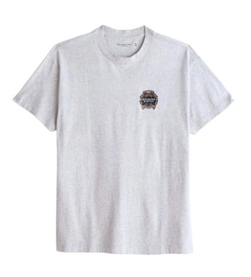 t-shirt Abercrombie&Fitch szary L koszulka