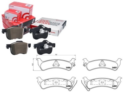 Комплект гальмівних колодок гальмівних brembo pad1012 5551375 фото №1