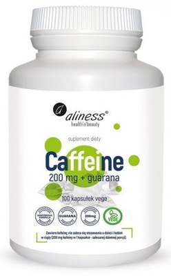 Aliness caffeine kofeina z guaraną koncentracja