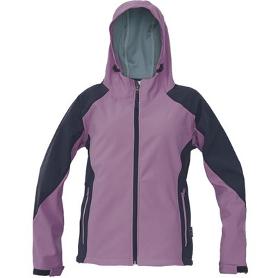 Damska lekka kurtka softshell YOWIE jasnofioletowa L *