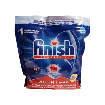 Finish All in 1 Max tabletki do zmywarki 45szt