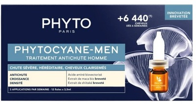 Phyto phytocyane Men Ampułki do włosów 60 ml