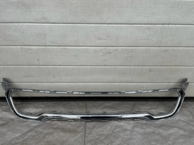 Jeep cherokee kl хром бампера передний фото №1