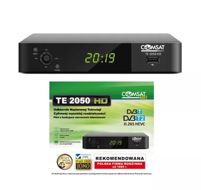 DEKODER DVB-T2 COMSAT TE 2050 HD