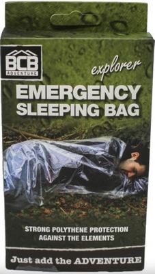 śpiwór ratunkowy BCB explorer emergency sleeping