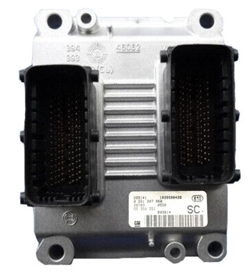 КОМПЬЮТЕР ECU OPEL CORSA C 1.0 55350551 0261207960