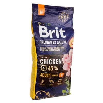 BRIT Premium By Nature ADULT M Medium Karma 15kg