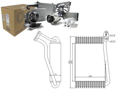 NISSENS 92143 PAROWNIK, ACONDICIONAMIENTO  