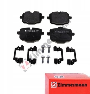 ZAPATAS DE FRENADO PARTE TRASERA ZIMMERMANN DO BMW 6 630 640  