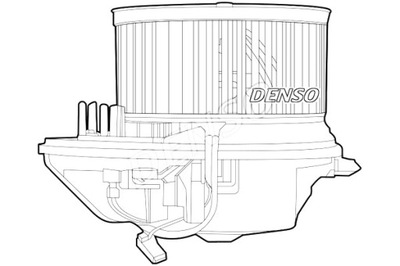 DENSO VENTILIATORIUS PŪSTUVO CITROEN AX SAXO PEUGEOT 106 I 106 II 405 I 