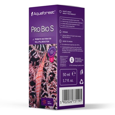 AQUAFOREST Pro Bio S 50ml bakterie filtracyjne