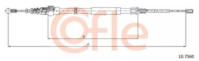 10.7560 CABLE H-CA L/P AUDI TT 00-06  