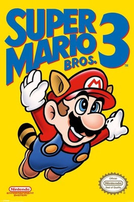 Plakat dla gracza Super Mario Bross 61x91,5 cm