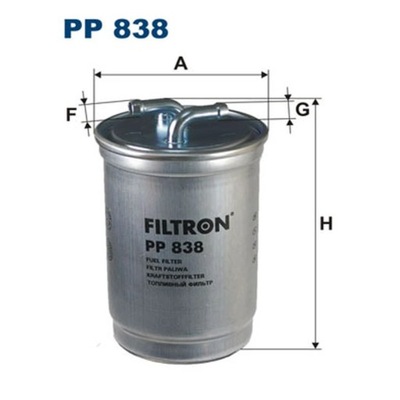 FILTER FUEL FILTRON PP 838  