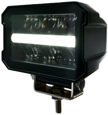 Лампа dalekosiężna drogowa 6 led фара bezel-less гомологація 12v 24v фото №1