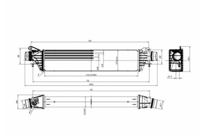 HART INTERCOOLER RADUADOR AIRE OPEL CORSA E 1.6T  