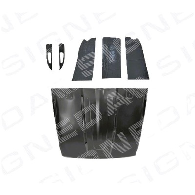 Капот typ avengers jeep wrangler 2018- фото №1