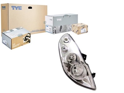 Tyc фара h1/h7 електричний opel movano ii r фото №1