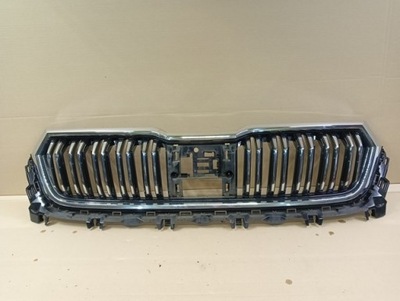 Решётка радиатора решётка радиатора решётка радиатора skoda kodiaq 565 lift 21- фото №1