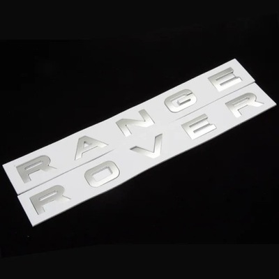 LOGOTIPO 3D ABS RANGE ROVER LITERY PEGADURA EMBLEMA AL PARTE DELANTERA CAPO COCHE PARA ZASIEGU  